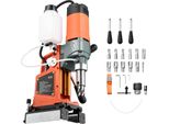 Succebuy Carotatrice Magnetica 1400 W Con Capacità Di Foratura Di 50 Mm, Funzionamento Reversibile, Adatta Per Superfici Metalliche, Carotatrice Elettrica Con 11 Punte Per Applicazioni Industriali E Artigianali In Arancione