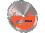 Lama Circolare Succebuy (Diametro 254 Mm, 80 Denti Precisi, Spessore 2,6 Mm) Adatta Per Il Taglio Dell'alluminio, Compatibile Con Seghe Circolari, In Acciaio Legato Di Alta Qualità Con Estrattori Di Calore A Riduzione Del Rumore