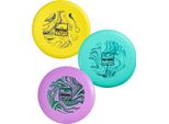 Succebuy Disc Golf Starter Set (3 Pezzi), Dischi Da Frisbee Per L'allenamento Di Tutto Il Corpo, Inclusi Putter, Mid-Range E Driver, Certificati Pdga, Adatti Per Giardino, Prato, Spiaggia E Parco All'aperto
