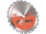 Lama Circolare Succebuy (Diametro 254 Mm, 24 Denti Precisi, Spessore 2,5 Mm) Adatta Per Compensato, Osb E Legno Duro, Compatibile Con Seghe Circolari, Lama In Lega Resistente Con Estrattori Di Calore A Riduzione Del Rumore