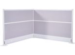 Succebuy Divisori, Schermi Per La Privacy, Set Di 2, 183 X 122 Cm, Divisori Per Ambienti In Pet Con Copriprese, Schermi Autoportanti Per Ufficio, Biblioteca E Scuola