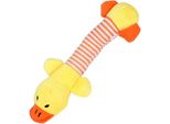 Peluche Per Cani, 23Cm Squeaker Giallo, Sonaglio A 4 Zampe Per Cani, 30G