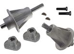 102 Cm Set Di Supporti Per Mandrini Per Lame Alpina Castel Garden Dino Efco John Deere Stiga