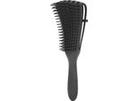 Spazzola Districante Per Capelli Naturali Neri Spazzola Districante Knot Detangler Pettine A Denti Fini Spazzola Per Capelli Lunghi E Spessi Bagnati E Asciutti (Nero)