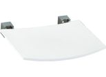 Sedile Pieghevole Keuco Plan Cromo/Bianco - 14980010051
