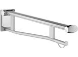 Keuco Plan Care Maniglia Di Sostegno Pieghevole 700 Mm A Destra Con Sblocco Radio Dello Sciacquone - Cromo/Bianco - 34903011751