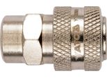 Yato YT-2393 Kupplung Und Anschluss FüR Pneumatische Maschine Nickel Stahl Innengewinde (Innen) 1/4" 1 St."