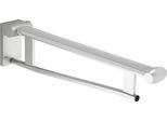 Keuco Plan Care Maniglia Di Sostegno Pieghevole 650 Mm Alluminio Anodizzato Argento/Bianco - 34902170651
