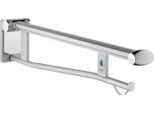 Keuco Plan Care Maniglia Di Sostegno Pieghevole 850 Mm Destra Con Sblocco Radio Dello Sciacquone - Cromo/Grigio Nero - 34903011837