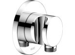 Keuco Raccord De Flexible Avec Support De Douche, Rosace Ronde, 59592010001, 59592010001