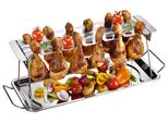 Gefu Porta Cosce Di Pollo 43,5X10X15,5 Cm, Argento