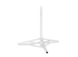 Relaxdays Supporto Per Ombrellone Treppiede Bianco