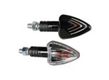 Frecce Lampa Moto Focal 21W Nero Lente Bianca Luce Arancione