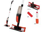 Mocio Per Pavimenti Con Funzione Spray Mocio A Spruzzo Mop Spatola Lavavetri Con 2 Panni In Microfibra
