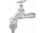 Valvola Di Scarico Js Con Rb+Sv, O. Rv A Ginocchiera Superiore, 1/2", Pol. Cromato"