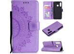 Huawei P30 Lite Custodia Del Telefono Cellulare Flip Case Cover Bumper Mandala Rosegold