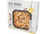 Birkmann Easy Baking Springform Quadratisch, Backform, Kuchenbackform, Kuchenform, Karbonstahl, 24 X 24 Cm, 881709