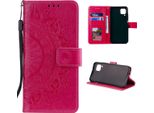 Custodia Per Samsung Galaxy A22 4G Custodia Del Telefono Cellulare Custodia Flip Cover Borsa Mandala Rosa
