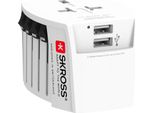 Skross LäNderstecker Muv Usb (2Xa) White (1302960)