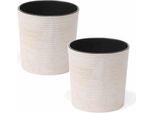 Siena Garden Fioriera Locon Set Di 2 25 Cm Bianco