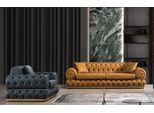 Set Di Divani Chesterfield 3+1 Posti Set Divano Poltrona Imbottiti