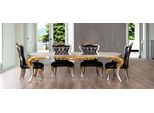 Sala Da Pranzo Tavolo 4X Sedie Gruppo Set Legno Tavolo Sedie Set Sedia