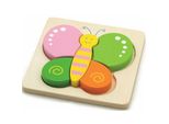 Puzzle In Legno Studo Wood Farfalla 5 Pezzi