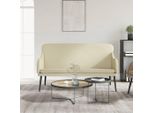 Panca The Living Store Crema 110X76X80 Cm In Pelle Finta