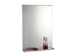 Aqualine Beta - Specchio 500X700X120 Mm, Con Mensola, Bianco 57396
