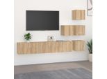 Maison Exclusive - Mobile Porta Tv A Parete Rovere Sonoma In Legno Multistrato
