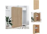 Vidaxl Libreria In Rovere Sonoma 82,5X30,5X150 Cm Materiale A Base Di Legno - Librerie E Librerie