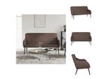 Vidaxl Panca Marrone 110X76X80 Cm In Pelle Finta - Panche