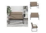 Vidaxl Panca Cappuccino-Marrone 100X64X80 Cm In Pelle Finta - Panche