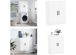 Vidaxl Armadio A Muro Bianco 69,5X34X90 Cm - Armadio A Muro - Armadio A Muro - Armadio - Armadio Portaoggetti