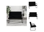 Vidaxl Panca Nera 100X64X80 Cm In Tessuto - Panche