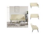 Vidaxl Panca Crema 110X76X80 Cm In Pelle Finta - Panche