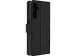 Avizar, Custodia In Pelle Finta Con Funzione Di Supporto Per Samsung A05S, Nero