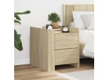 Vidaxl Comodino Rovere Sonoma 45X50X50 Cm Materiale A Base Di Legno