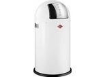 Cestino Per Rifiuti Wesco Pushboy Bianco Wht 40,20X77X40,20 Cm Bianco Cestino Per Rifiuti