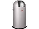 Cestino Per Rifiuti Wesco Pushboy Argento Wht 40,20X77X40,20 Cm Argento Cestino Per Rifiuti