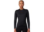 Camicia A Maniche Lunghe Tecbase Fire Da Donna - Nero - Xl