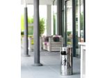 Posacenere A Piedistallo Wesco®, Acciaio Inox, 15 L