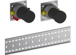 Corps De Base-Set De Keuco Pour Robinetterie Thermostatique Set à Encastrer 2 Voies Avec Raccord De Flexible, 59953002170, 59953002170