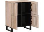 Vidaxl Credenza 60X34X75 Cm In Legno Massiccio Di Mango