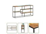The Living Store Credenza 150X30X75 Cm Altholz