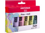 Royal Talens 17820503 Royal Talens Vernice Acrilica Amsterdam Pastello, 6 X 20 Ml