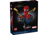 Lego Marvel Iron Spider-Man - Set Di Modellini Per Adulti Con 2 Braccia Mobili, Testa Rotante E Minifigure Del Supereroe - Oggetto Da Collezione E Regalo Per I Fan Degli Avengers - 76326
