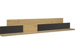Wandboard Mäusbacher "Faro", Grau (Anthrazit Matt Lack, Asteiche), B:150Cm H:25Cm T:17Cm, Holzwerkstoff, Regale, Wandboard, Faro Wandboard, Breite 150 Cm, Modernes Wandregal