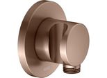 Keuco Raccord De Flexible Avec Support De Douche, Rosace Ronde, 59592290001, 59592290001