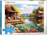 Eurographics Puzzle Lake Cottage, HüTte Am See - Lauai, 24 Teile, 6724-6016